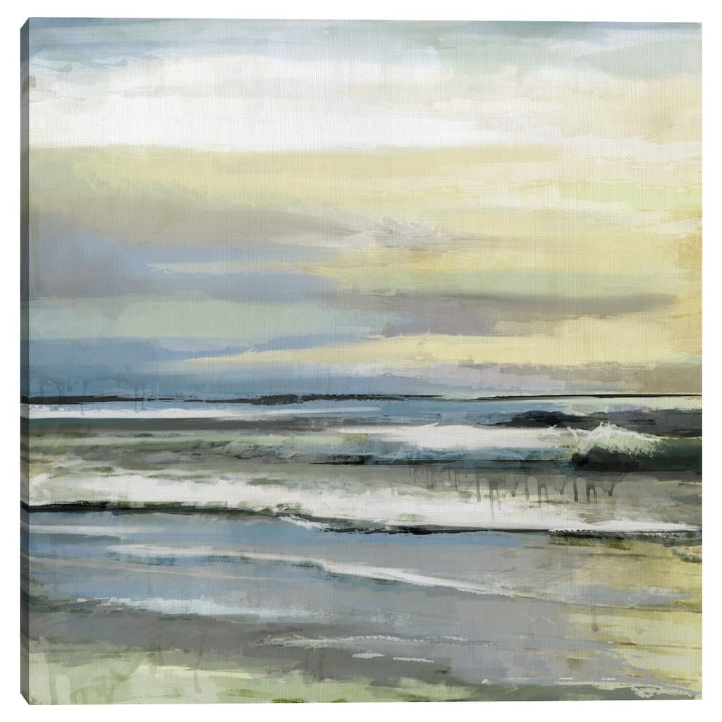 Tonal Tides Blue by Studio Arts Canvas Art Print