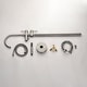 preview thumbnail 29 of 54, Freestanding Double Handle Clawfoot Tub Faucet - 8" x 47"