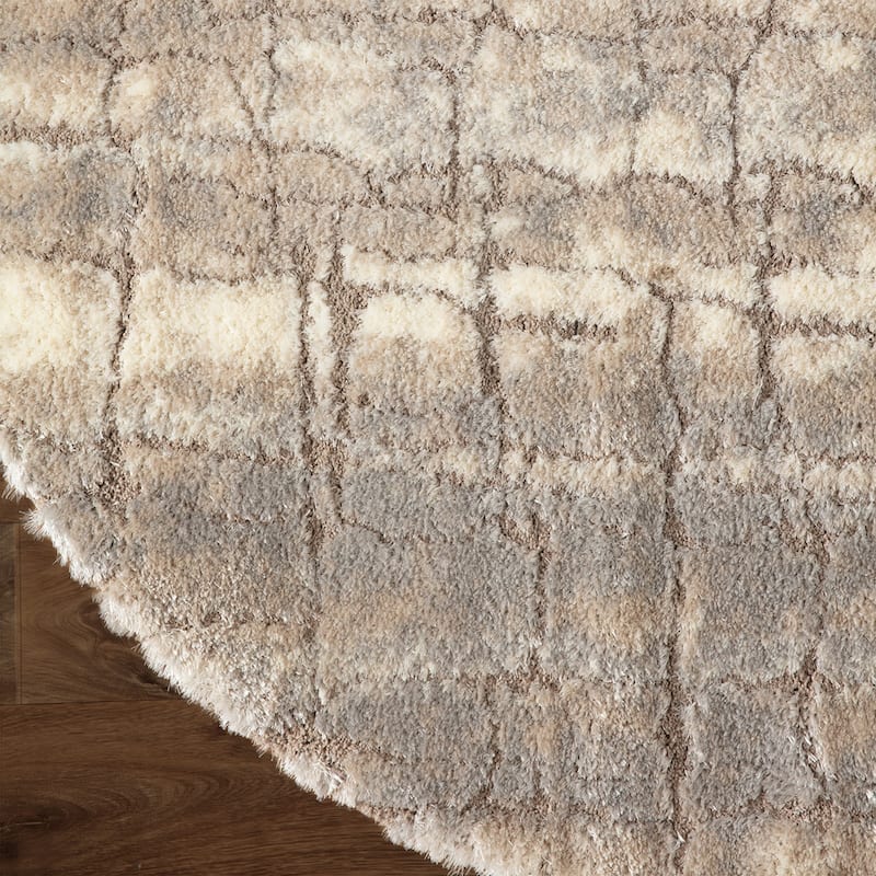 Nourison Luxurious Shag Ultra Plush Glam Abstract Area Rug