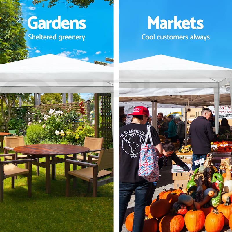 10 x 20 Outdoor Garden Gazebo Wedding Party Tent Canopy Marquee without Sidewalls