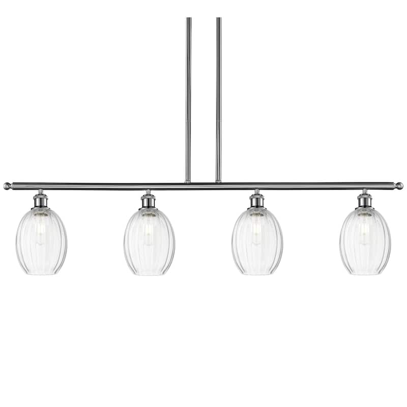 Innovations Lighting 516-4I-12-48 Preston Linear Preston 4 Light 48" - Brushed Satin Nickel / Clear