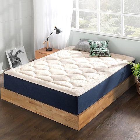 12 inch Plush Memory Foam Marshmallow Quilted Top Mattress By Crown Comfort