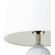 preview thumbnail 7 of 11, Edger Painted Glass Textured Table Lamp - 26"H x 14"W x 14"D