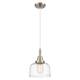Option Clear Deco Swirl Shade / Brushed Satin Nickel