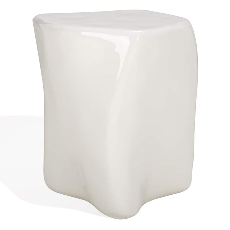 SAFAVIEH Couture Wynnona Concrete Accent Table - 18"W x 18"D x 21"H