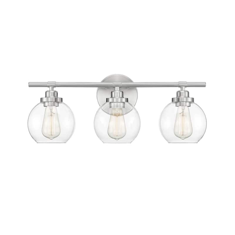 Savoy House Carson 3 Light 23" Wide Bathroom Vanity Light - Satin Nickel