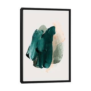 iCanvas "Emerald Green" by LEEMO Framed Canvas Print - Bed Bath ...
