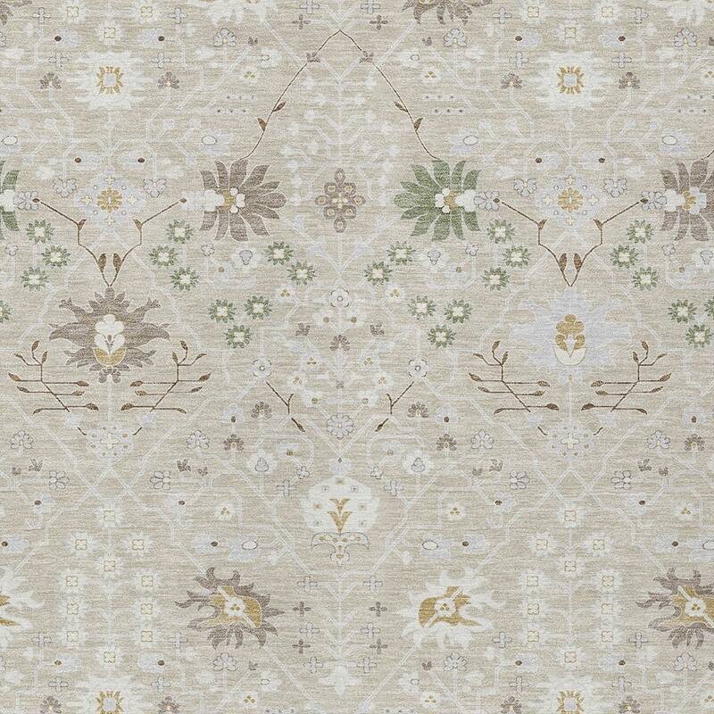 HomeRoots Oriental Traditional Rectangle Outdoor Rug