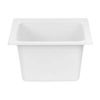 Fiat White Molded Stone Utility Sink Free Shipping Today American Standard Dl1720 Fiat 17in Drop In Molded Stone Utility Sink