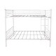 preview thumbnail 17 of 16, Twin over Twin Metal Bunk Bed with Ladder