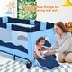 preview thumbnail 4 of 10, Costway Baby Crib Playpen Playard Pack Travel Infant Bassinet Bed