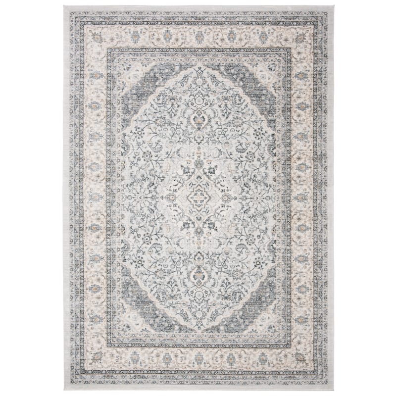 SAFAVIEH Isabella Anastasiia Traditional Oriental Rug - Light Grey/Cream - 5' 3" x 7' 6"