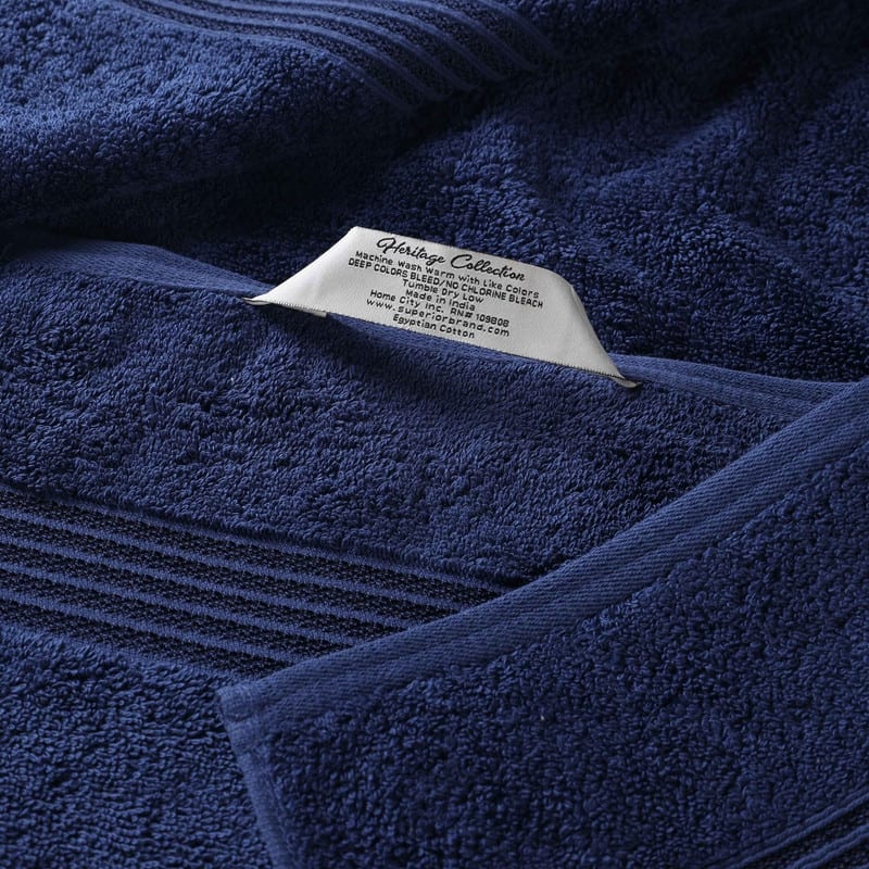 Superior Heritage Egyptian Cotton Absorbent 3-Piece Towel Set