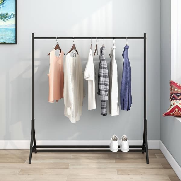 Garment Rack Freestanding Hanger Multifunctional Single pole Bedroom