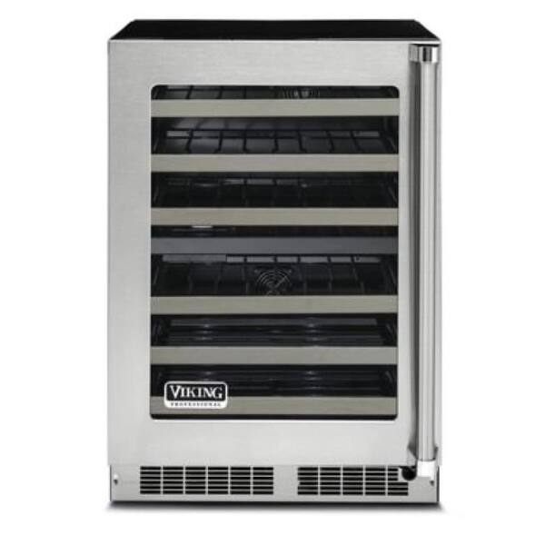 Shop Viking Vwui5240gl 24 Inch Wide 40 Bottle Capacity Wine Cooler With Left Handed Door Swing And Dynamic Cooling Technology Overstock 17402020