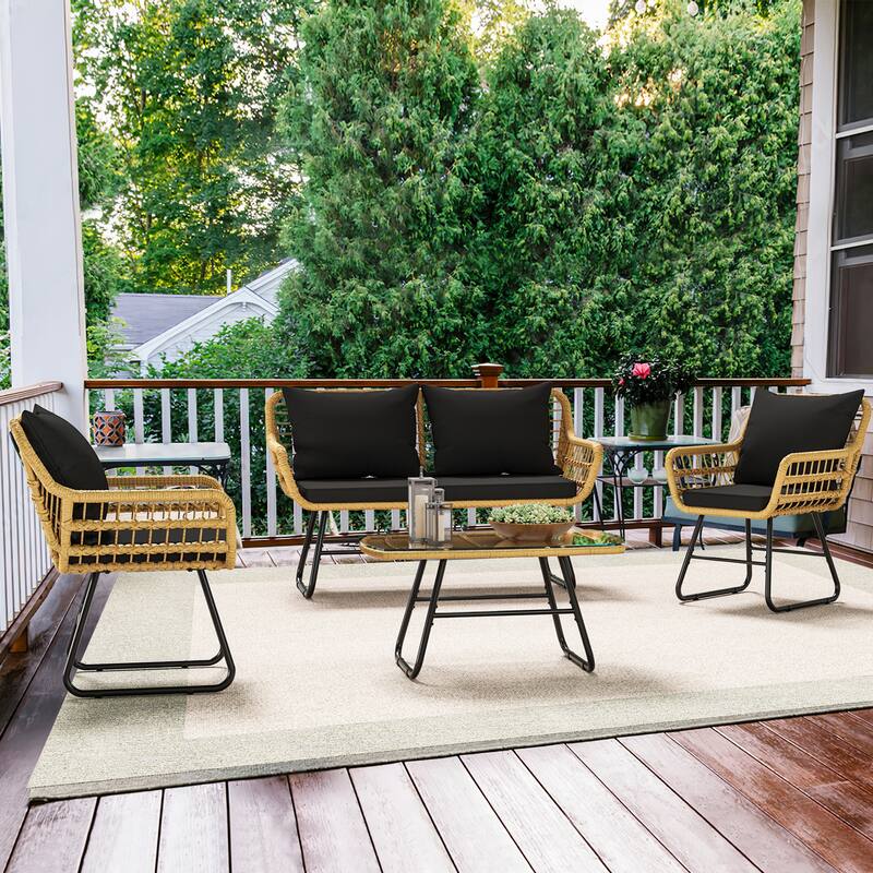4 - Person Seating Group with Cushions