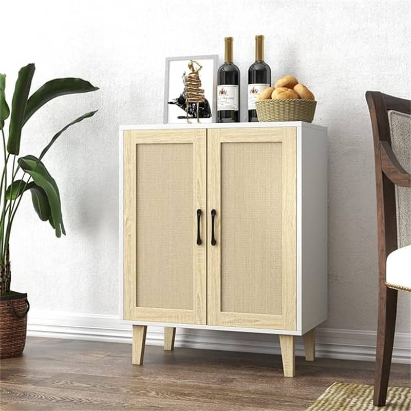 Buffet Sideboard Cabinet - 15"D x 27.25"W x 34.45"H