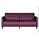 preview thumbnail 2 of 12, Grattan Luxury Tufted Sofa Bed violet/eggplant