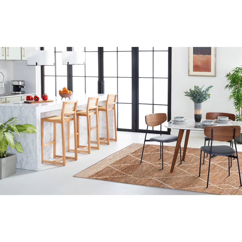 SAFAVIEH Handmade Natural Fiber Yara Geometric Jute Rug