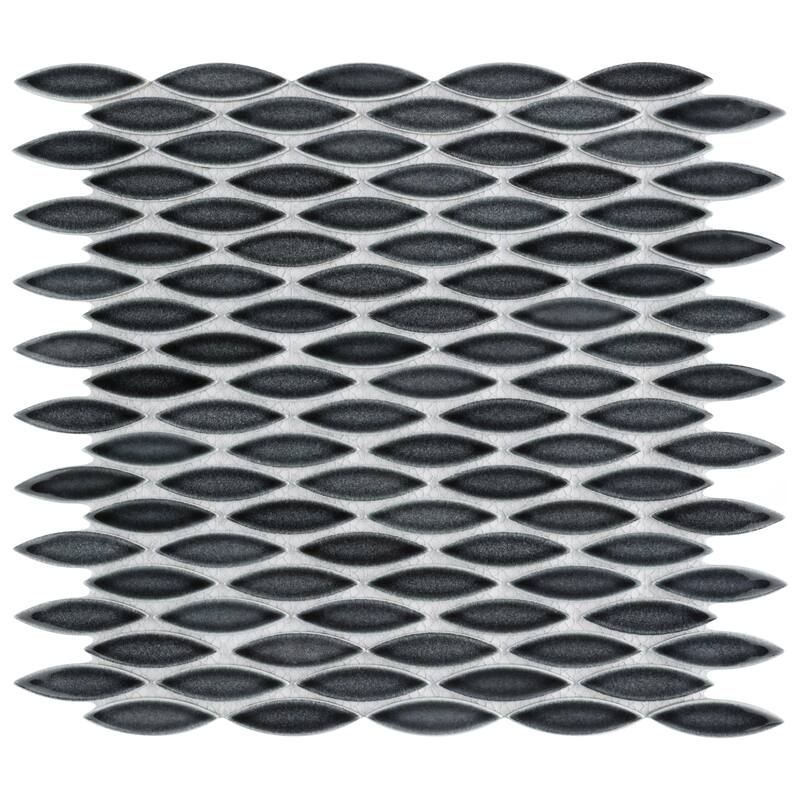 Merola Tile Pescado Storm Grey 12" x 12-1/2" Porcelain Floor and Wall Tile