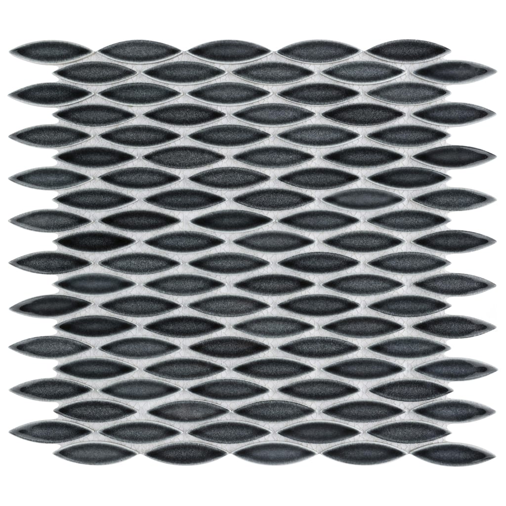 Merola Tile Pescado Storm Grey 12" x 12-1/2" Porcelain Floor and Wall Tile