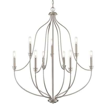 Millennium Lighting 98009 Senoia 9 Light 33" Wide Pillar Candle Style