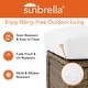 preview thumbnail 25 of 32, Crosley Bradenton Outdoor Wicker Swivel Rocker Chair