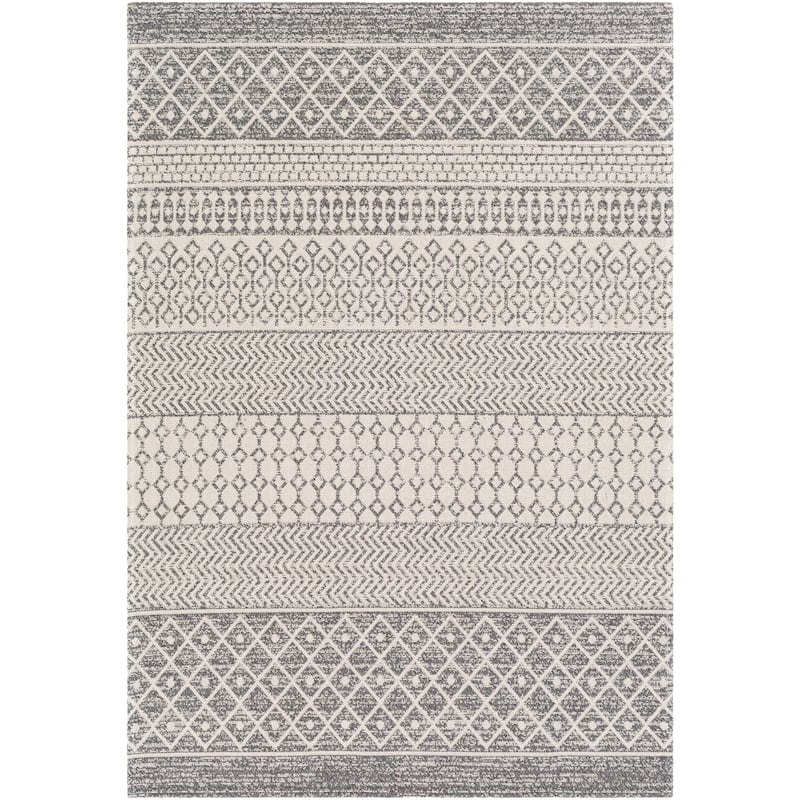 Livabliss Marbrey Moroccan Stripe Cotton Area Rug