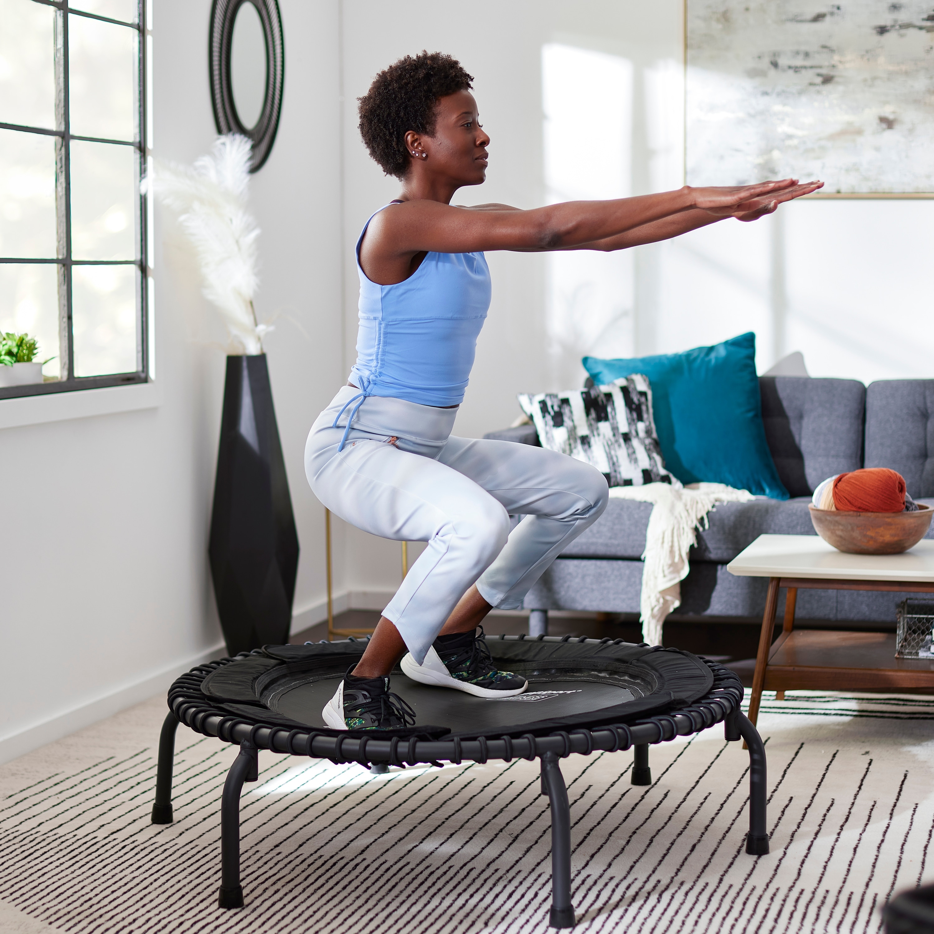 JumpSport 570 PRO Indoor Durable Lightweight 44 Inch Fitness