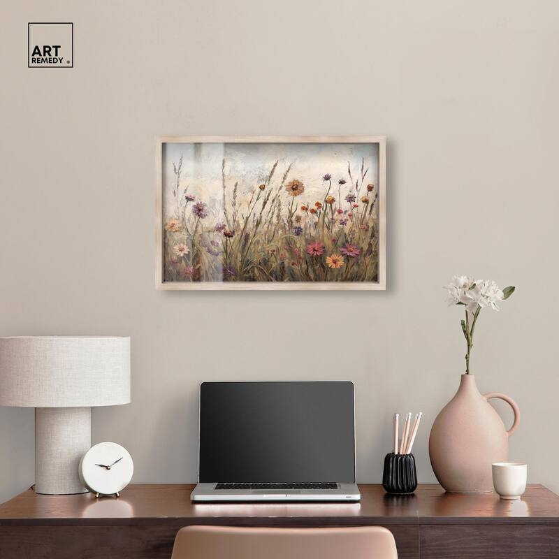 Vintage Blooms II Shadowbox by Art Remedy