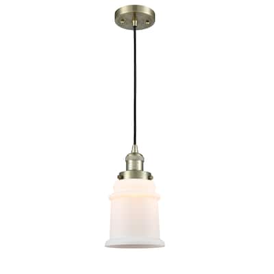 Innovations Lighting Canton - 1 Light 6" Cord Hung Mini Pendant