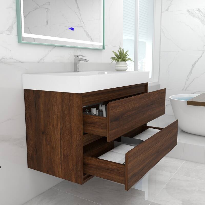 Morava 42" Floating Vanity with Single Sink - 42