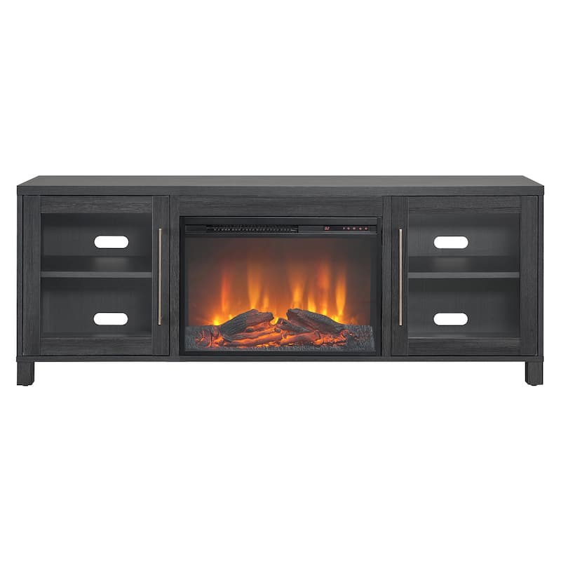Quincy TV Stand with Fireplace Insert