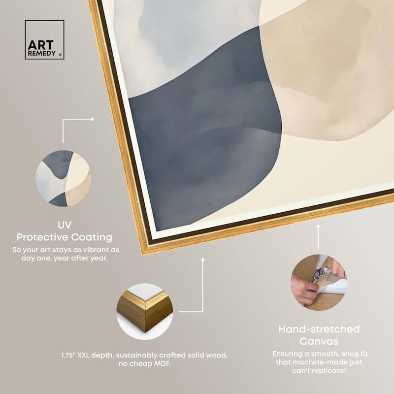 Ovals Canvas by Art Remedy