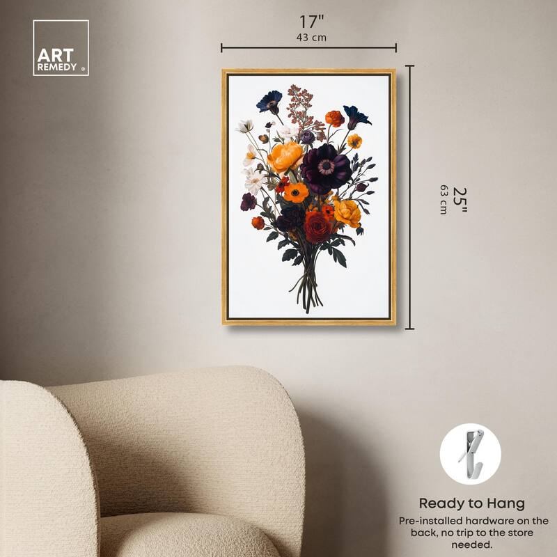 Regal Rose Riot II Canvas by Art Remedy