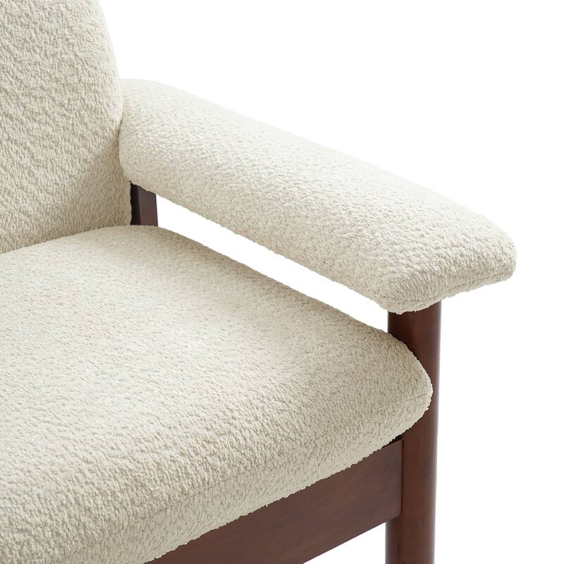 Christopher Knight Home - Arlo Modern Upholstered 2-Seater Loveseat with Armrest Pillows and Rubberwood Frame