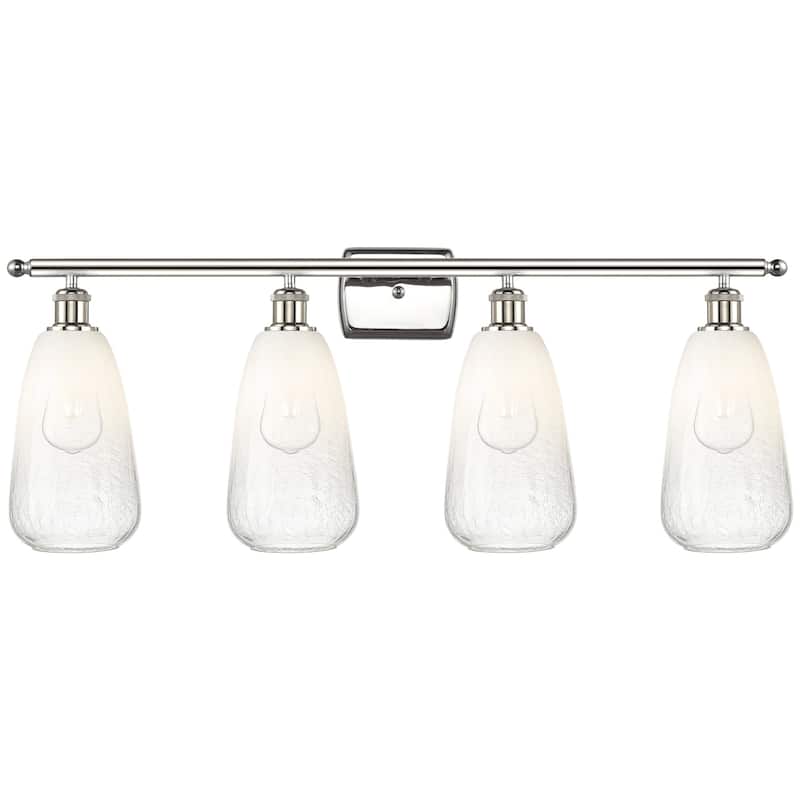 Innovations Lighting 516-4W-14-36 Brookhaven Almond Vanity Brookhaven - Polished Nickel / Opal