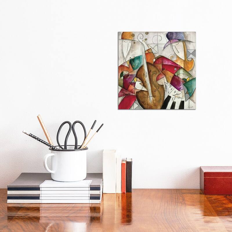 iCanvas "Jam Session II" by Eric Waugh Canvas Print - 12x12x0.75