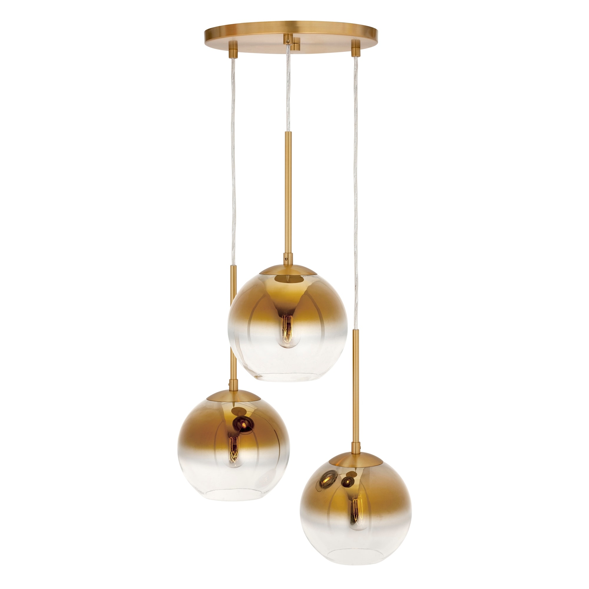 Ombre globe pendant light deals