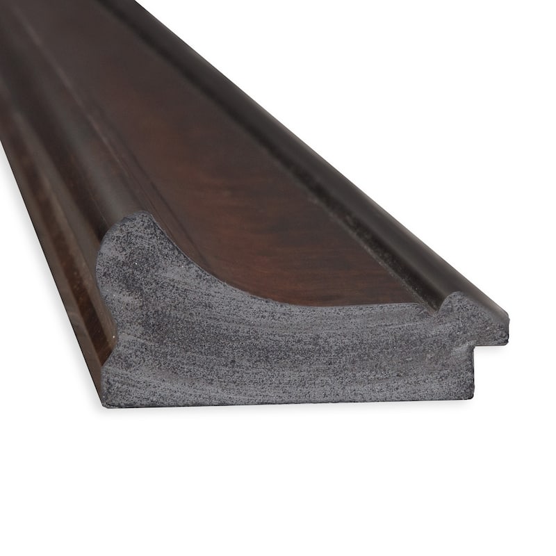 Non-Beveled Wood Full Length Floor Leaner Mirror 30.5 x 66.5 in. - Vogue Bronze Frame - Hued Bronze - 31 x 67 in