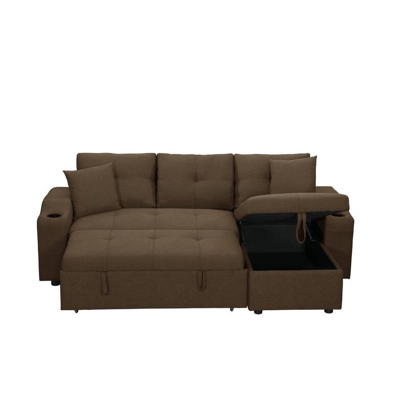 Comfortable sofa with magazine pocket,left and right interchangeable