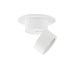 preview thumbnail 1 of 5, Maxim 86240 Swinger 6" Wide LED Semi-Flush Ceiling Fixture - 3000K, White