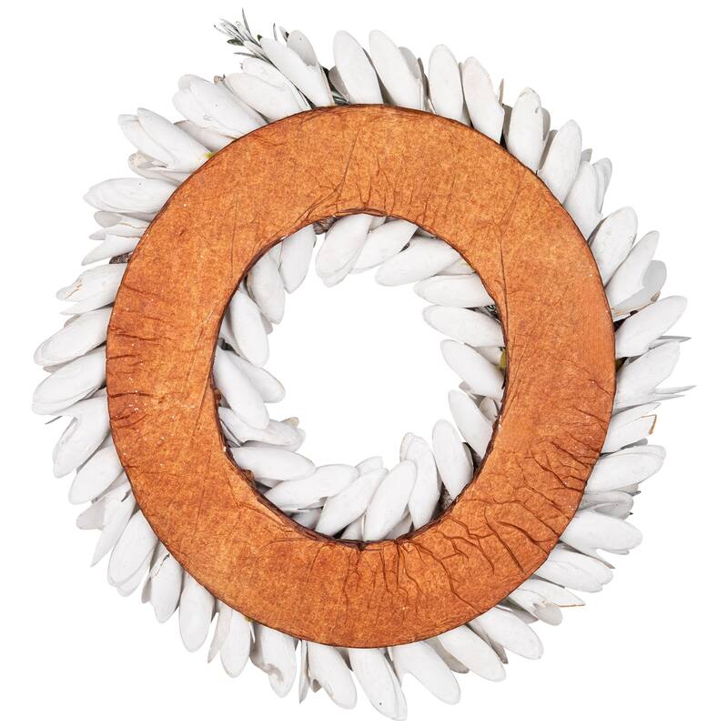Frosted Pinecone and Pine Sprigs Artificial Christmas Wreath - 14" - Unlit