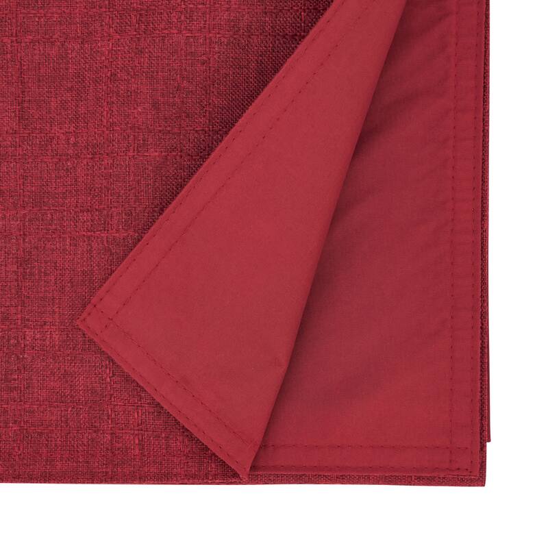 Refined Stitched Plaid Table Runner