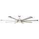 preview thumbnail 8 of 11, 72" Larger Aluminum 8-Blade LED Ceiling Fan with Remote