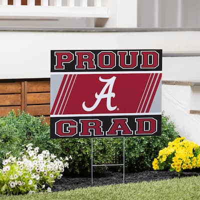 University of Alabama 24" x 18" Graduation Coroplast Outdoor Yard Sign