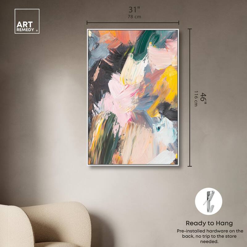 Chromatic Surge II Canvas by Art Remedy