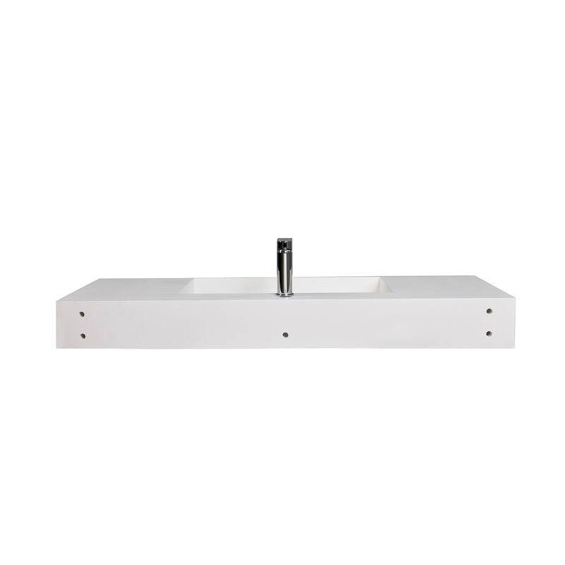 Amelia 36" - 72" Solid Surface Bathroom Vanity Top