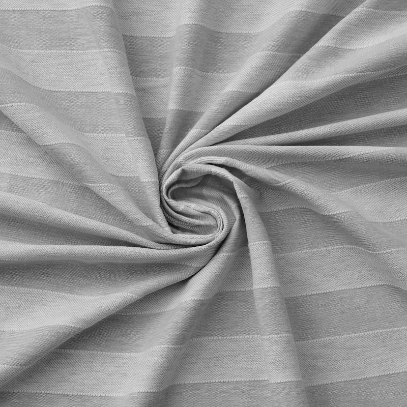 Mercantile Farmhouse Horizontal Stripe Rod Pocket Curtain Panel