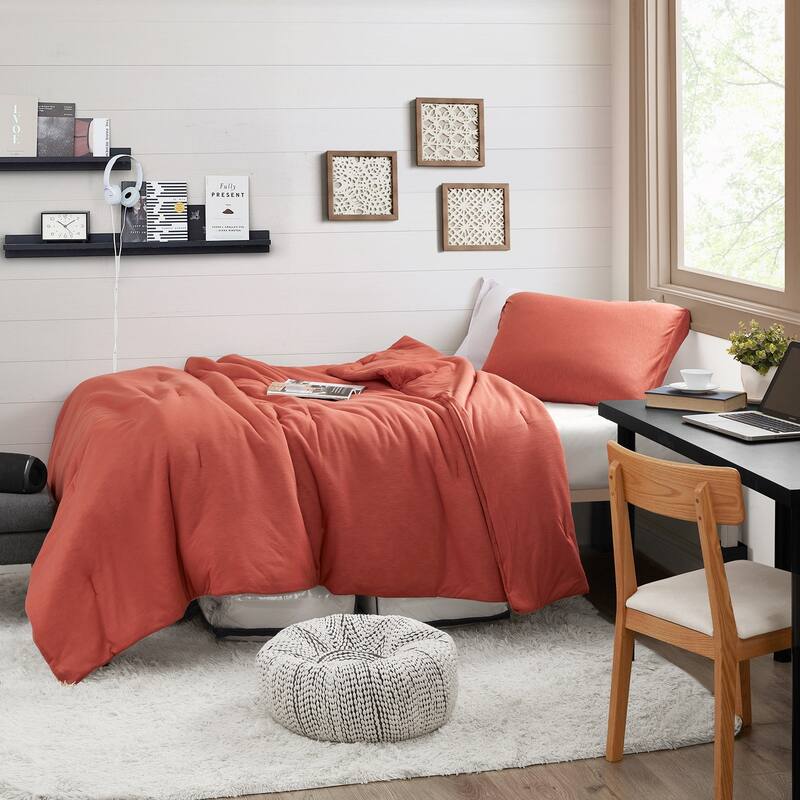 We Be Slubbin - Coma Inducer® Oversized Comforter Set - Rust Red - Twin XL